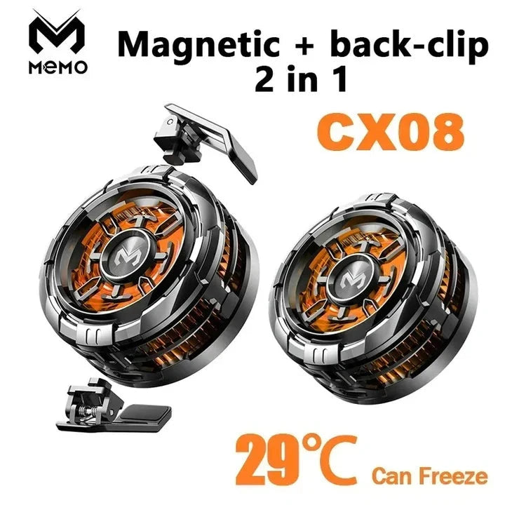 MEMO CX08 – Pro Magnetic Cooling Fan for Next-Level Mobile Gaming Mobile Gaming Accessory JUTT ACCESSORY TRADER 