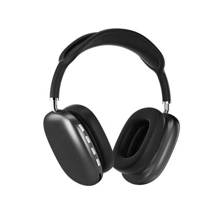 P9 wireless headphones worn by user, showing comfort and fit for daily use