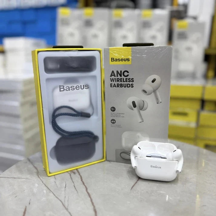 Baseus ANC Wireless Earbuds – Pure Sound, Zero Distractions 🔇🎧 Wireless Earbuds / ANC Earbuds / Bluetooth Earphones JUTT ACCESSORY TRADER 