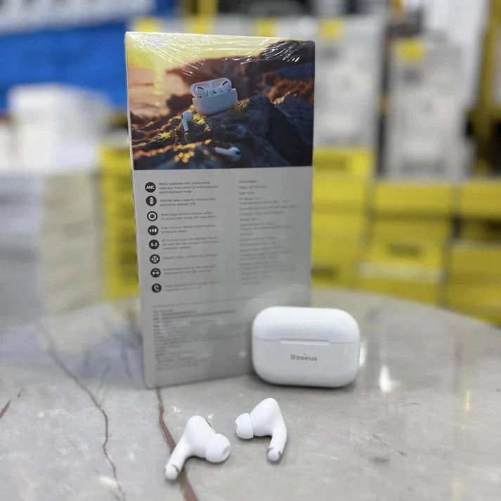 Baseus ANC Wireless Earbuds – Pure Sound, Zero Distractions 🔇🎧 Wireless Earbuds / ANC Earbuds / Bluetooth Earphones JUTT ACCESSORY TRADER 