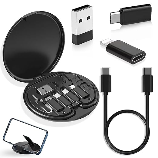 Multi-USB charging cable kit with USB-C and Micro-USB connectors