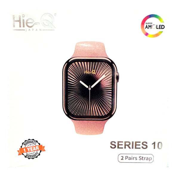 Series 10 Thinstant Smart Watch in retail packaging with stylish black and blue design